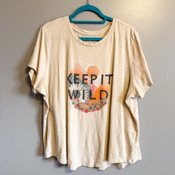Old Navy Tops - Old Navy Keep It Wild Graphic Tee XXL Nature Graphic T Shirt